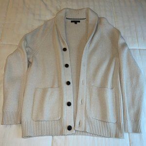 Banana Republic Shawl-Collar Cardigan - Cream